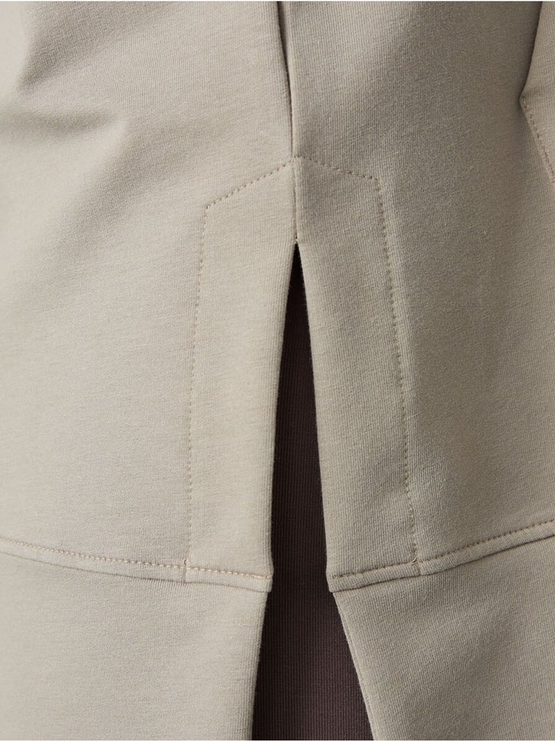 Felpa con cappuccio oversize stampata tommy Beige argilla - Kiabi