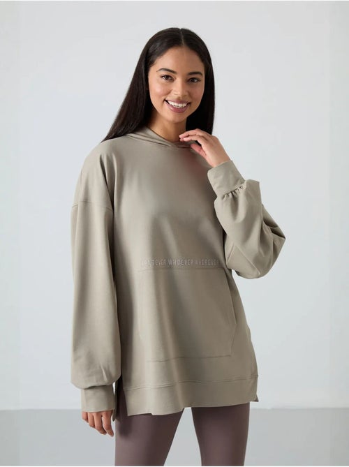 Felpa con cappuccio oversize stampata tommy - Kiabi