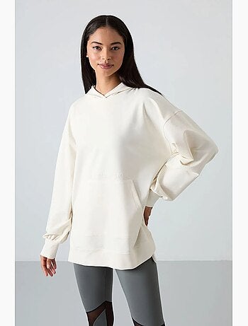 Felpa con cappuccio oversize stampata tommy