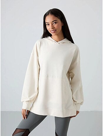 Felpa con cappuccio oversize stampata tommy