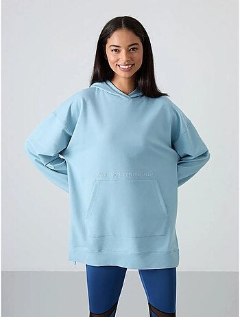 Felpa con cappuccio oversize stampata tommy