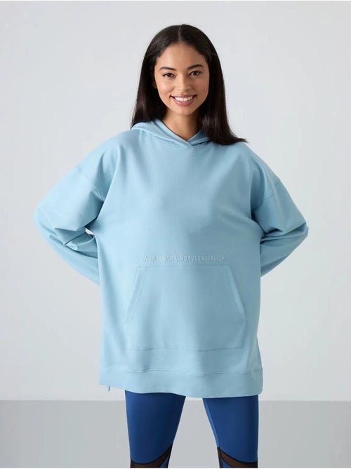 Felpa con cappuccio oversize stampata tommy - Kiabi Felpa con cappuccio oversize stampata tommy - Kiabi