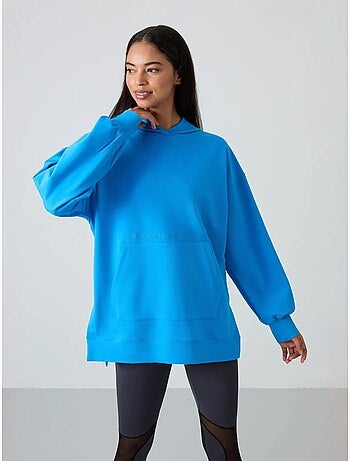 Felpa con cappuccio oversize stampata tommy