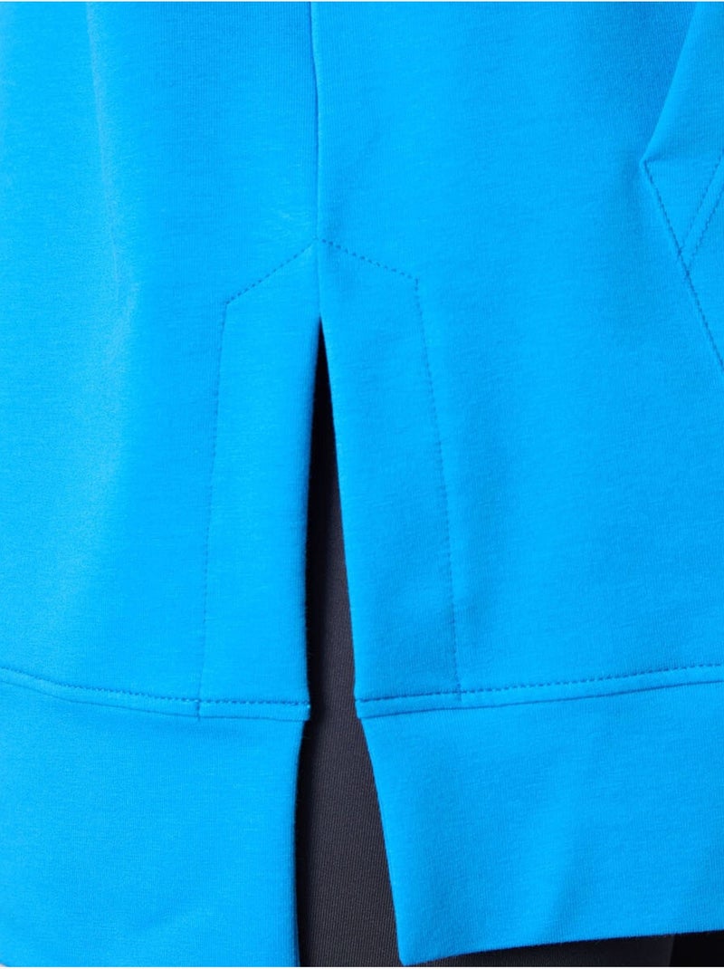 Felpa con cappuccio oversize stampata tommy Blu elettrico - Kiabi