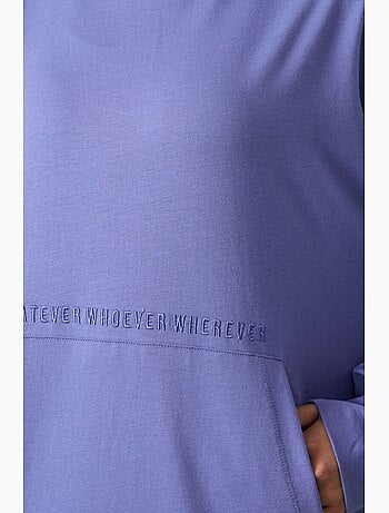 Felpa con cappuccio oversize stampata tommy