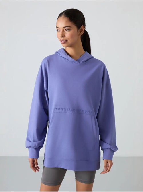 Felpa con cappuccio oversize stampata tommy - Kiabi Felpa con cappuccio oversize stampata tommy - Kiabi