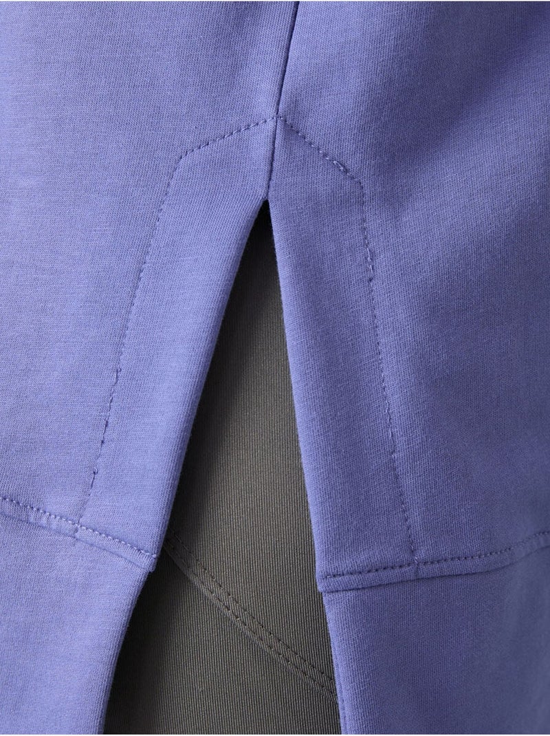 Felpa con cappuccio oversize stampata tommy Blu lavanda - Kiabi