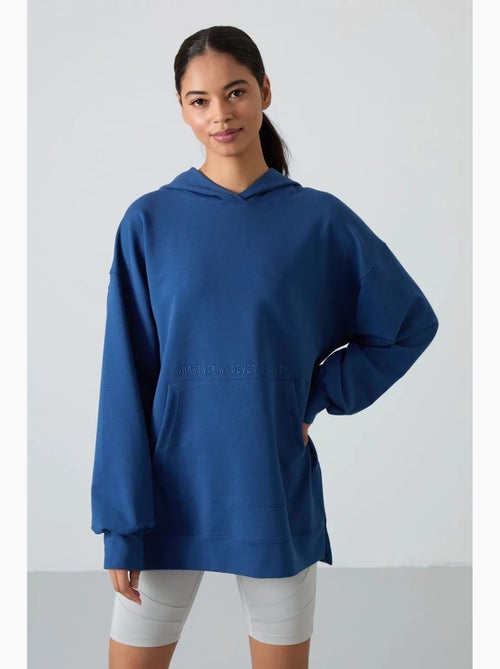 Felpa con cappuccio oversize stampata tommy - Kiabi