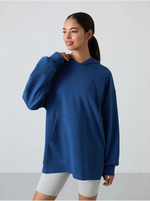 Felpa con cappuccio oversize stampata tommy - Kiabi