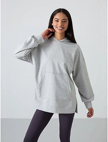 Felpa con cappuccio oversize stampata tommy