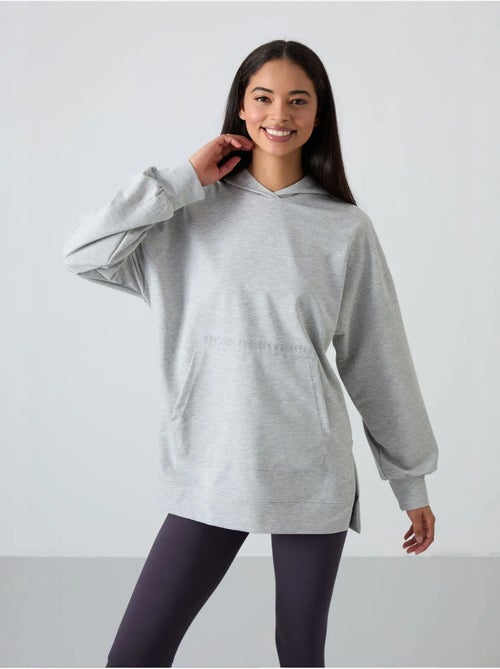 Felpa con cappuccio oversize stampata tommy - Kiabi