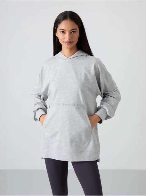 Felpa con cappuccio oversize stampata tommy - Kiabi