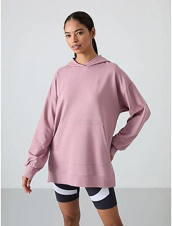 Felpa con cappuccio oversize stampata tommy