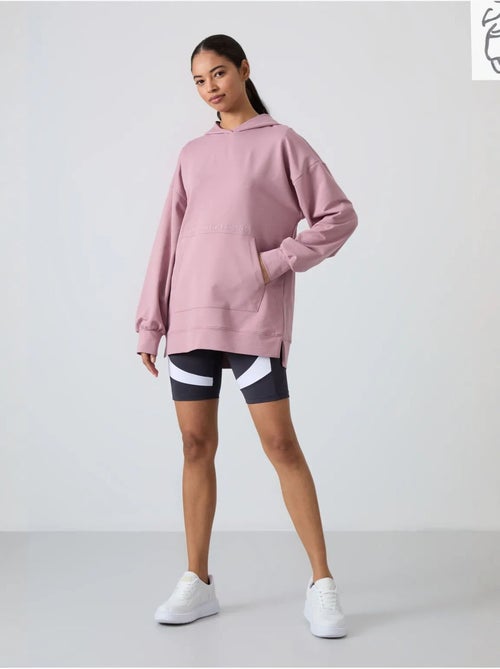 Felpa con cappuccio oversize stampata tommy - Kiabi