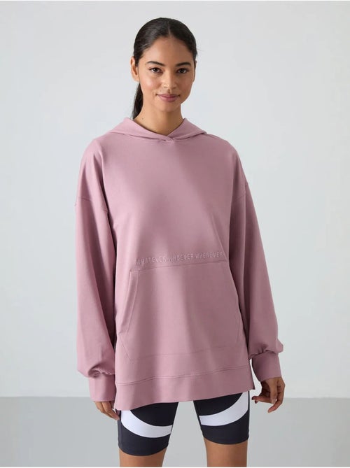 Felpa con cappuccio oversize stampata tommy - Kiabi