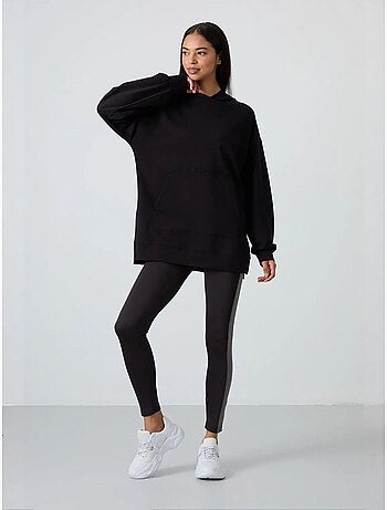 Felpa con cappuccio oversize stampata tommy