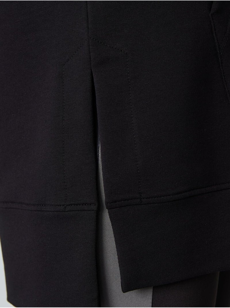 Felpa con cappuccio oversize stampata tommy Nero - Kiabi