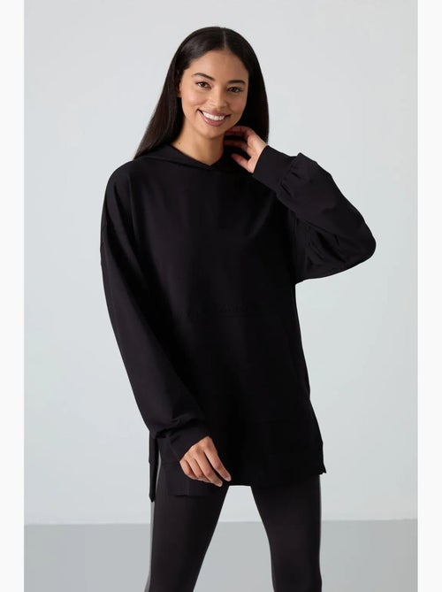 Felpa con cappuccio oversize stampata tommy - Kiabi Felpa con cappuccio oversize stampata tommy - Kiabi