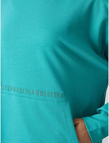 Felpa con cappuccio oversize stampata tommy