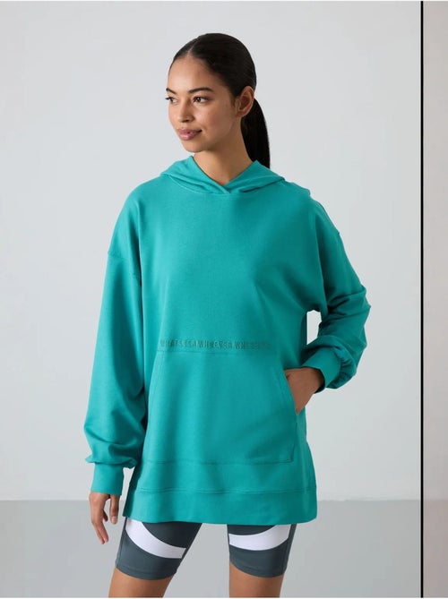 Felpa con cappuccio oversize stampata tommy - Kiabi