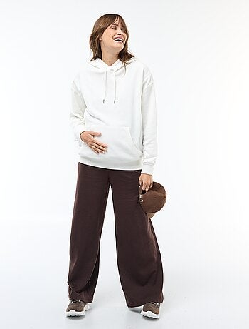 Felpa con cappuccio per allattamento