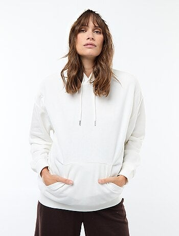 Felpa con cappuccio per allattamento