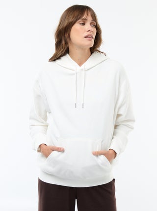 Felpa con cappuccio per allattamento