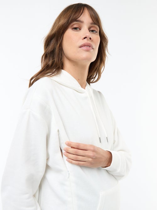 Felpa con cappuccio per allattamento - Kiabi