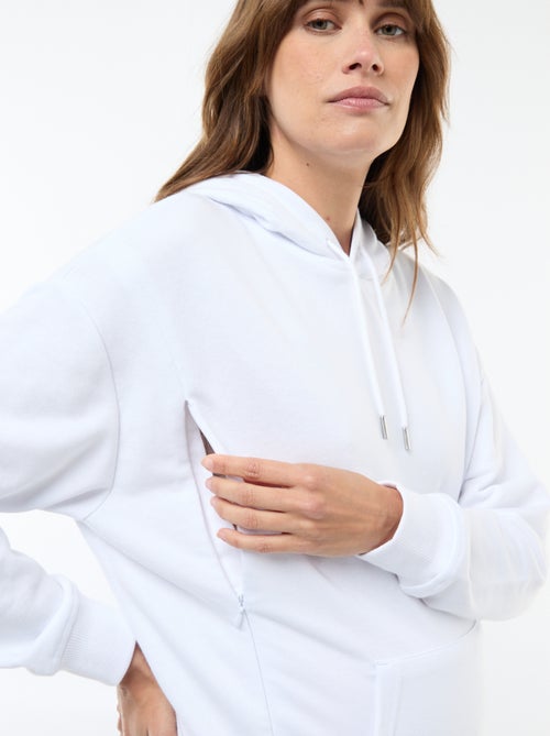 Felpa con cappuccio per allattamento - Kiabi