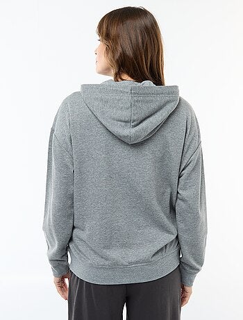 Felpa con cappuccio per allattamento