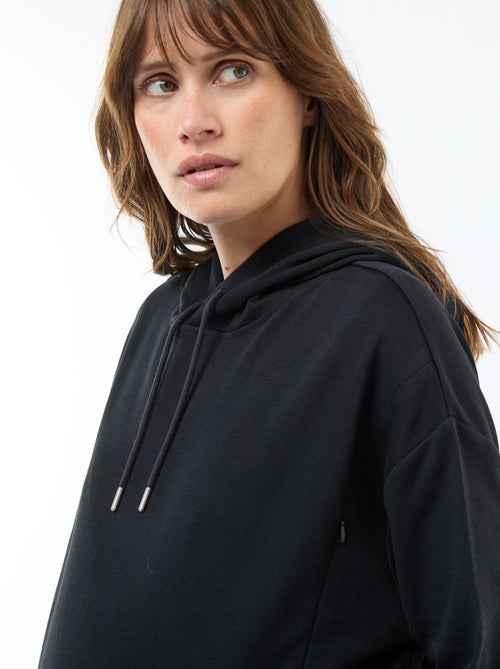 Felpa con cappuccio per allattamento - Kiabi