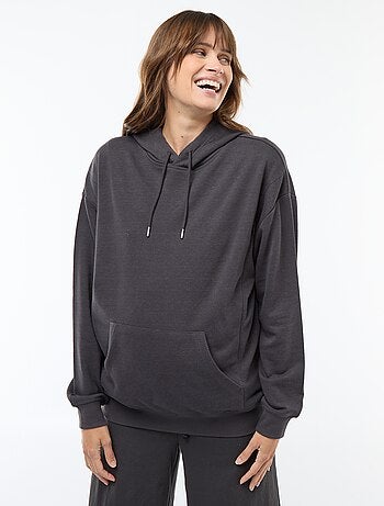 Felpa con cappuccio per allattamento