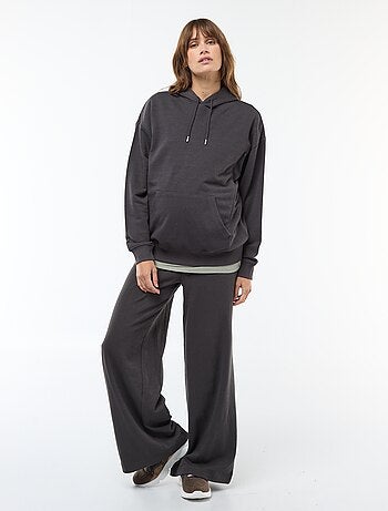 Felpa con cappuccio per allattamento