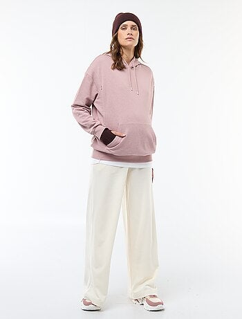 Felpa con cappuccio per allattamento