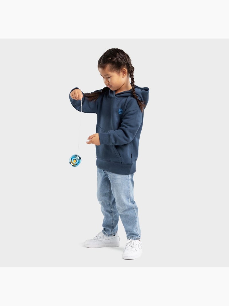 Felpa con cappuccio per bambine lifestyle bambini e bambine band-g Blu - Kiabi