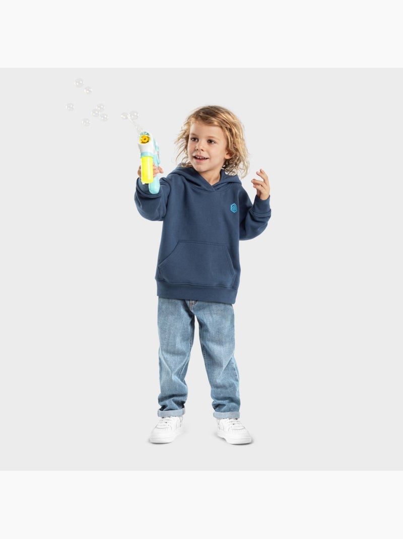 Felpa con cappuccio per bambini lifestyle bambini e bambine band Blu - Kiabi