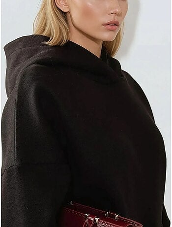 Felpa con cappuccio pesante extra oversize hiccup