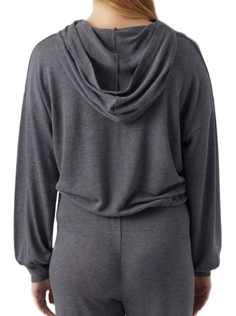 Felpa con Cappuccio Premaman Mamalicious Blu marino - Kiabi