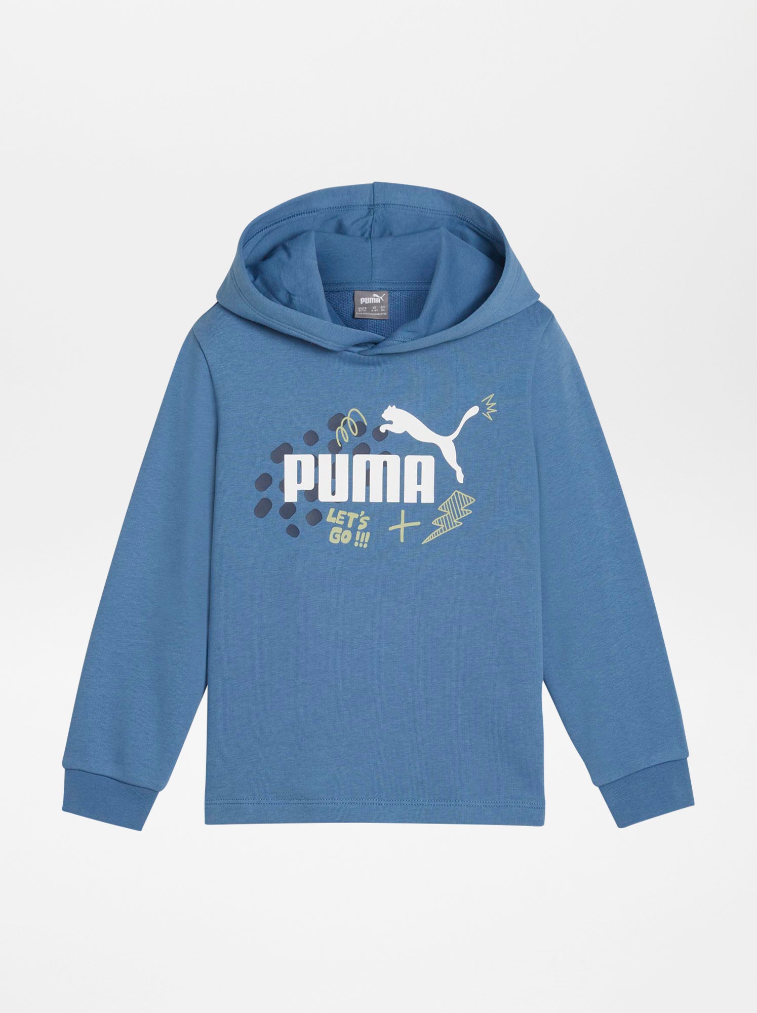 Felpa con cappuccio Puma con logo di design BLU Kiabi 40.00