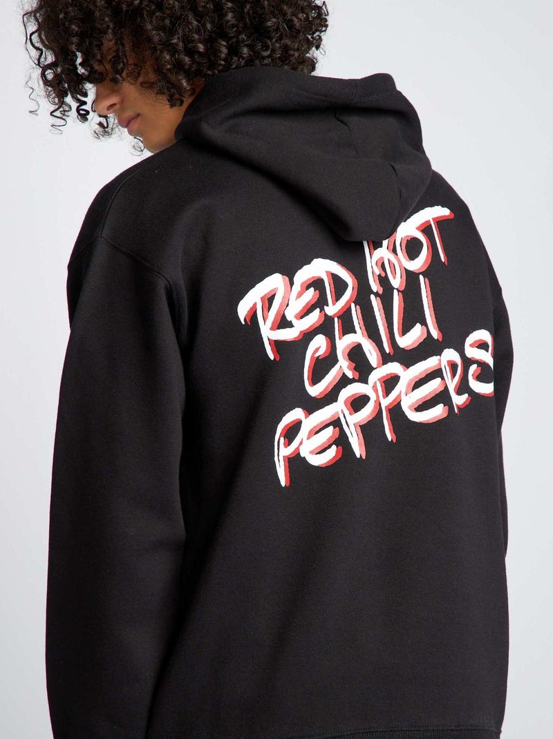 Felpa con cappuccio 'Red Hot Chili Peppers' nero - Kiabi