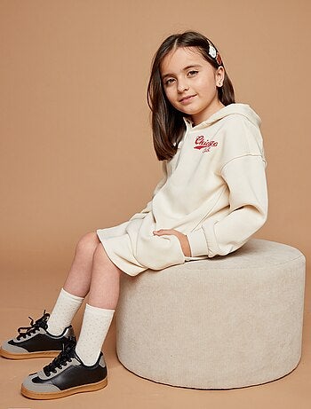 Felpa con cappuccio rosa - collezione facile da indossare