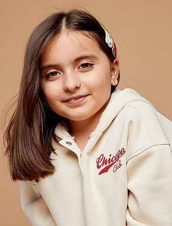 Felpa con cappuccio rosa - collezione facile da indossare