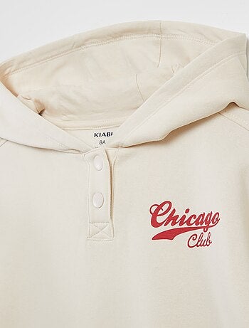 Felpa con cappuccio rosa - collezione facile da indossare