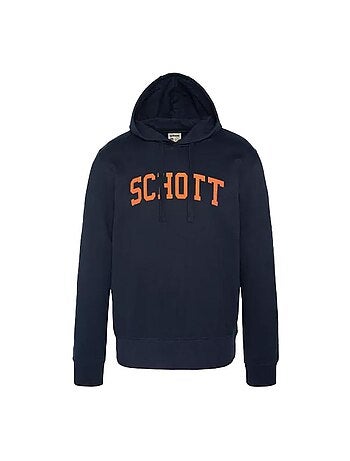 Felpa con Cappuccio da Uomo Schott