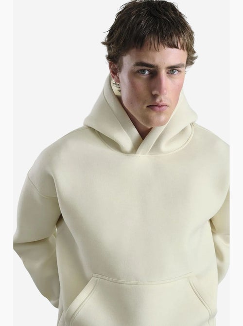 Felpa con cappuccio scuba oversize da uomo giesto - Kiabi Felpa con cappuccio scuba oversize da uomo giesto - Kiabi