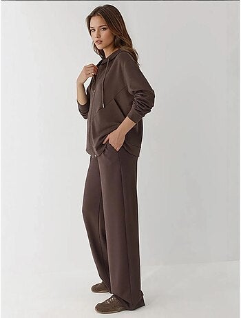 Felpa con cappuccio soft-touch con zip integrale hiccup