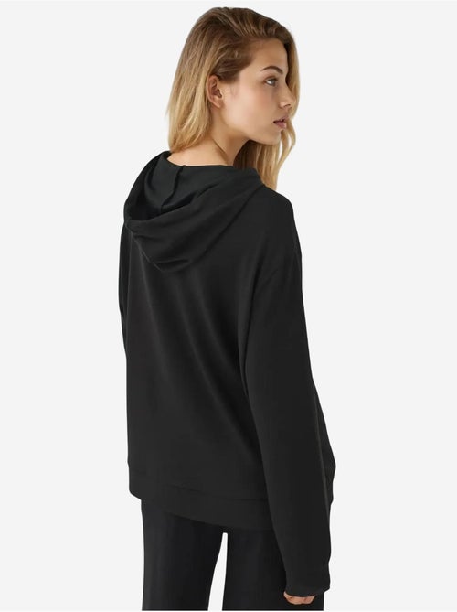 Felpa con cappuccio soft-touch con zip integrale hiccup - Kiabi Felpa con cappuccio soft-touch con zip integrale hiccup - Kiabi