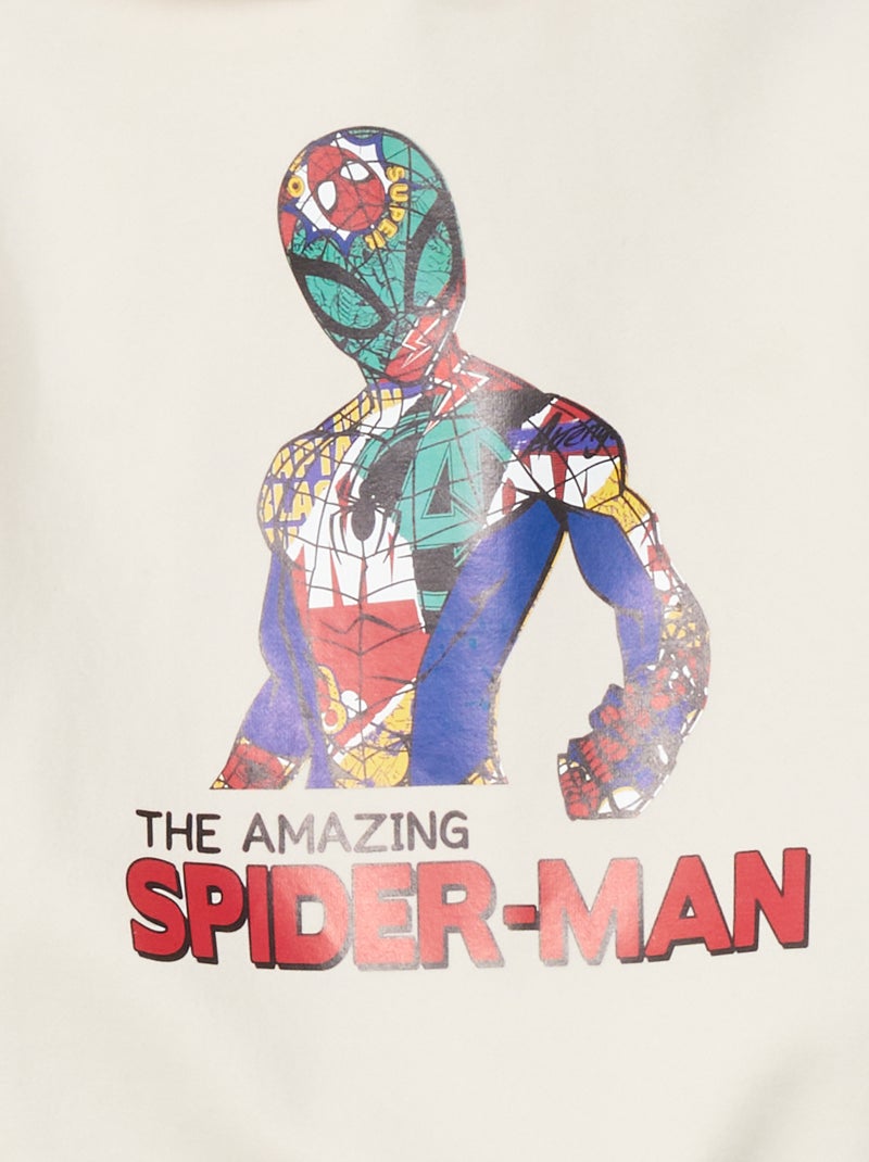 Felpa con cappuccio 'Spider-Man' BEIGE - Kiabi
