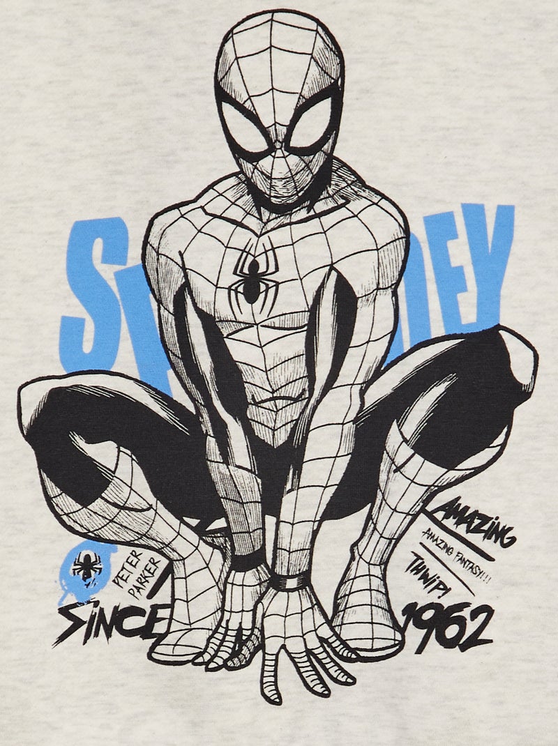 Felpa con cappuccio 'Spider-Man' GRIGIO - Kiabi