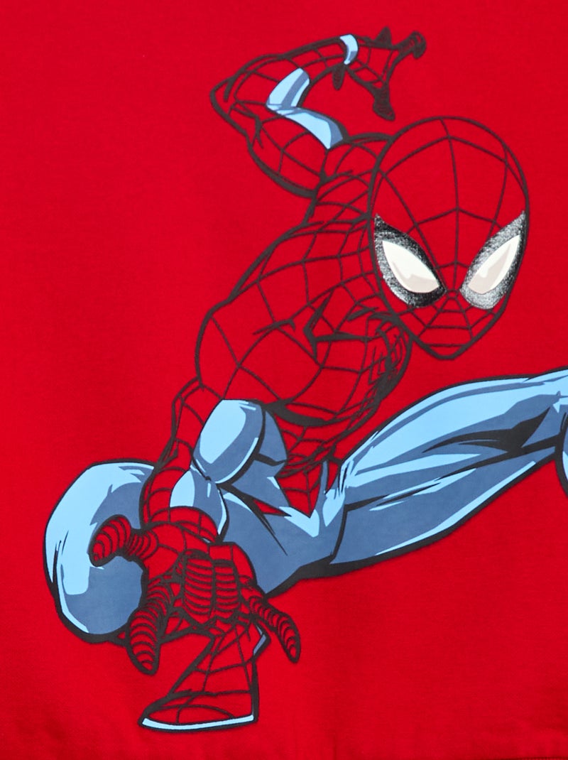 Felpa con cappuccio 'Spider-man' Rosso - Kiabi